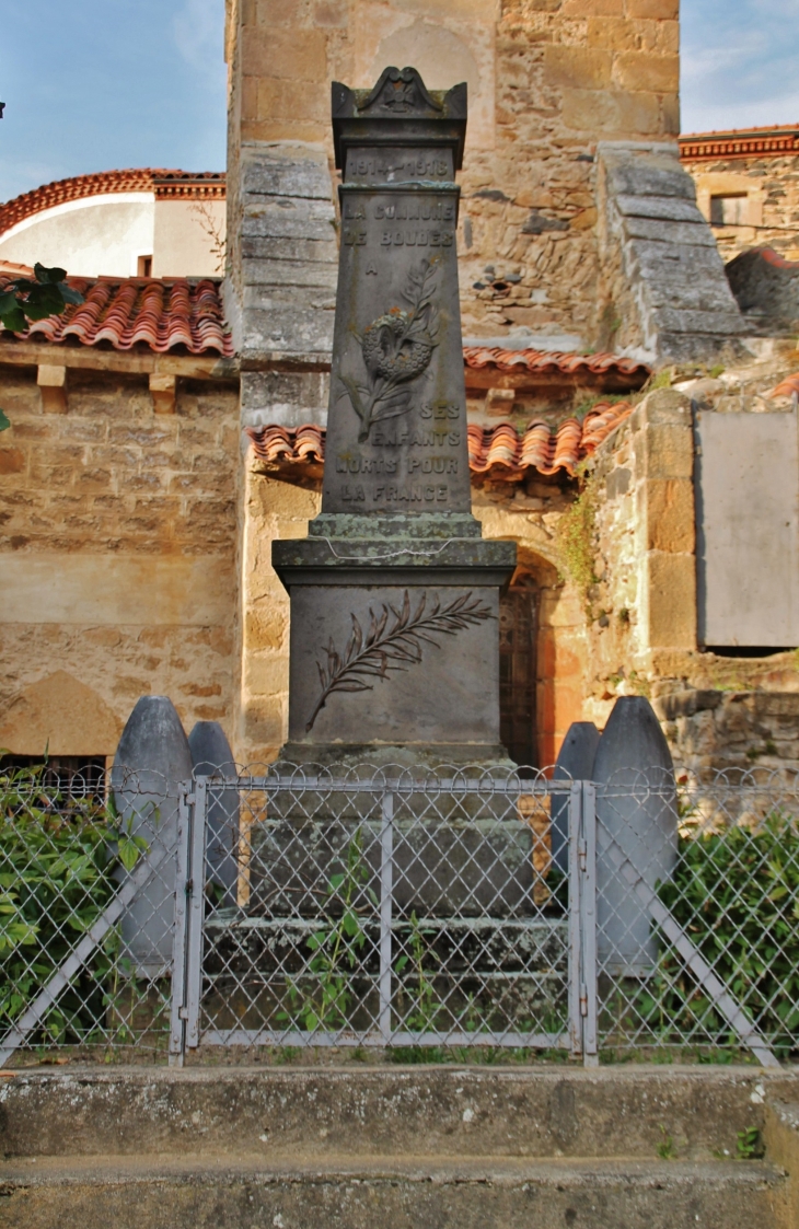 Monument aux Morts - Boudes