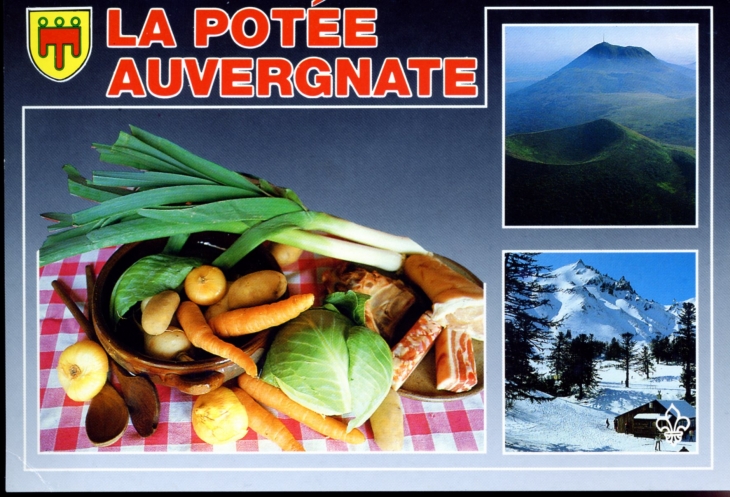 Recette régionale : La Potée (carte postale) - Chamalières