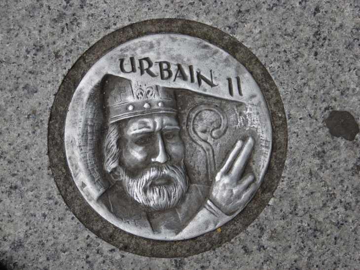 Plot de marquage à l'effigie d'Urbain II - Clermont-Ferrand