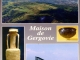 Vue générale du plateau de Gergovie et la chaîne des Puits - Amphore romaine - Vase de l'age du bronze moyen - Maison de Gergovie (carte postale).