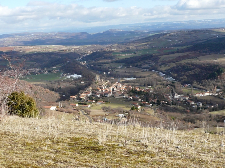 Vue du plateau de la Pinière - Montaigut-le-Blanc