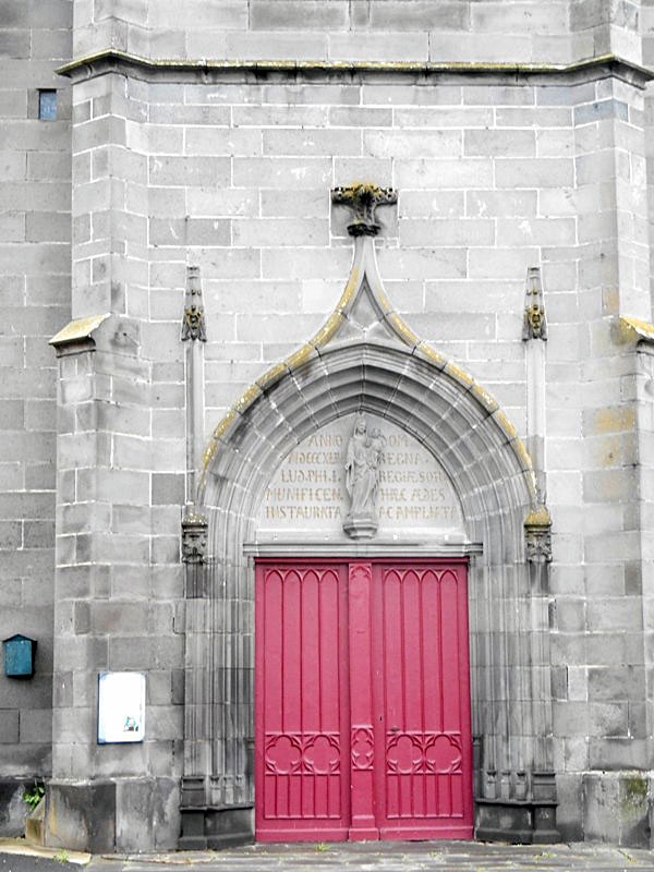 La porte de l'église - Randan