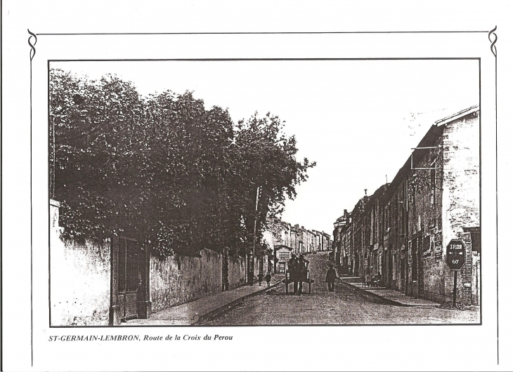 Route de la croix du Perou - Saint-Germain-Lembron