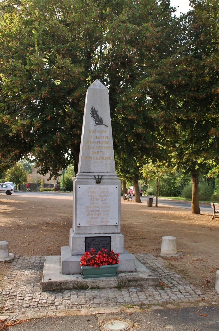 Monument aux Morts - Saint-Martin-des-Plains