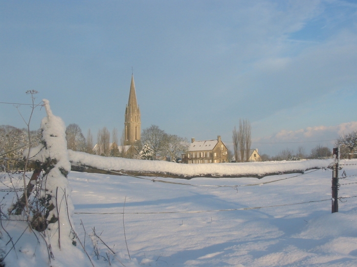 Ducy sous la neige en 2005 - Ducy-Sainte-Marguerite