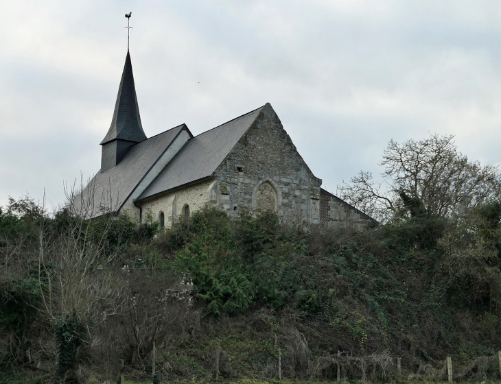Derrière l'église - Englesqueville-en-Auge