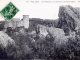 Le Château et les rochers du Mont Myra, vers 1913 (carte postale ancienne).