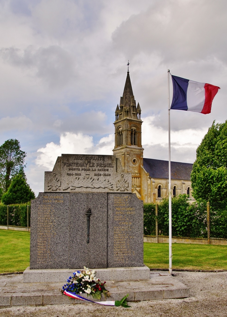 Monument-aux-Morts - Fontenay-le-Pesnel