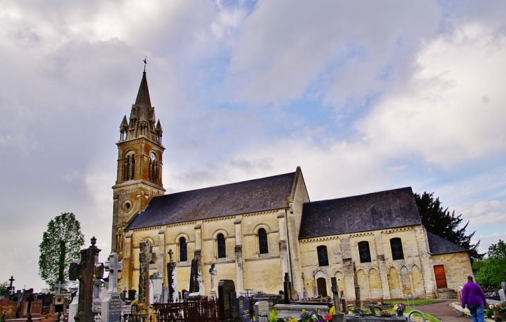  église Saint-Aubin - Fontenay-le-Pesnel