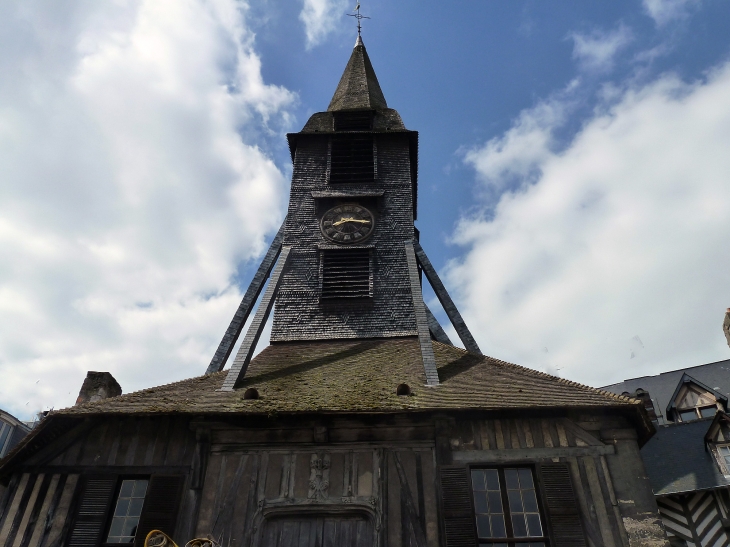 L'église sainte Catherine : le clocher séparé - Honfleur