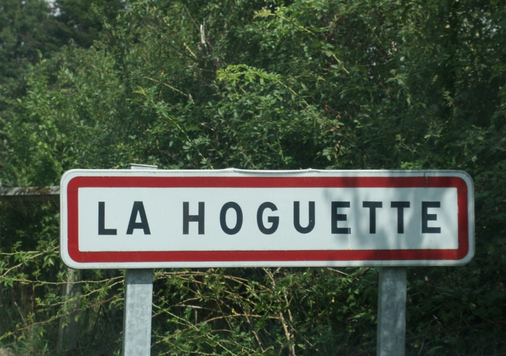 Le panneau - La Hoguette