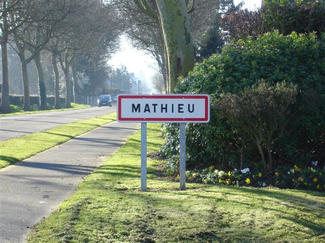 Panneau entrée de ville - Mathieu