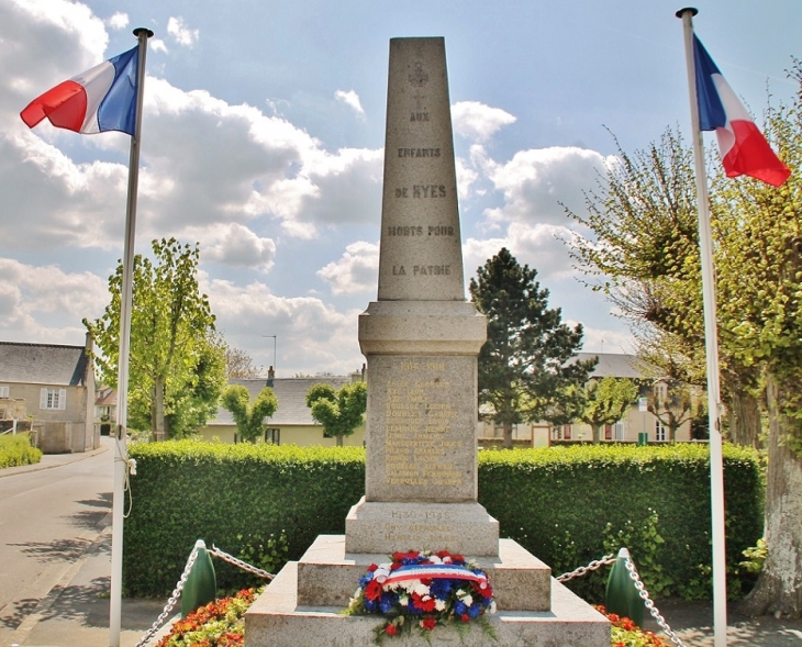Monument-aux-Morts - Ryes
