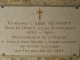 Plaque commémorative sous le clocher