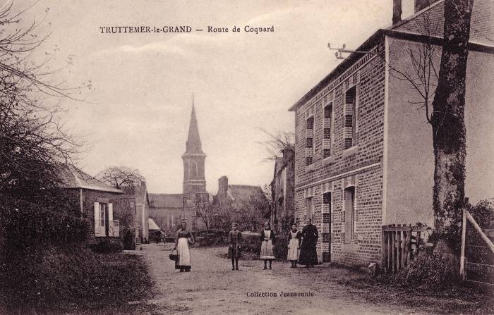 Carte postale début 1900 - Truttemer-le-Grand