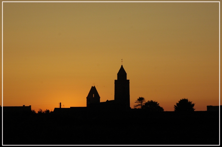 Crépuscule. - Gatteville-le-Phare