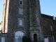 Photo suivante de La Haye-du-Puits Le château, la tourelle d'escalier et le pavillon