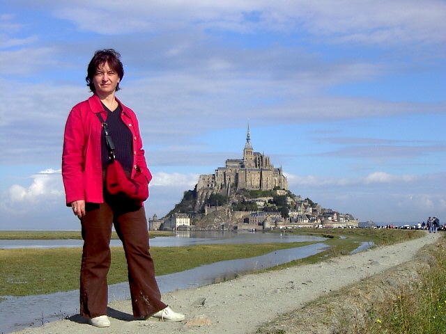 Au loin, le Mont-St-Michel - Le Mont-Saint-Michel