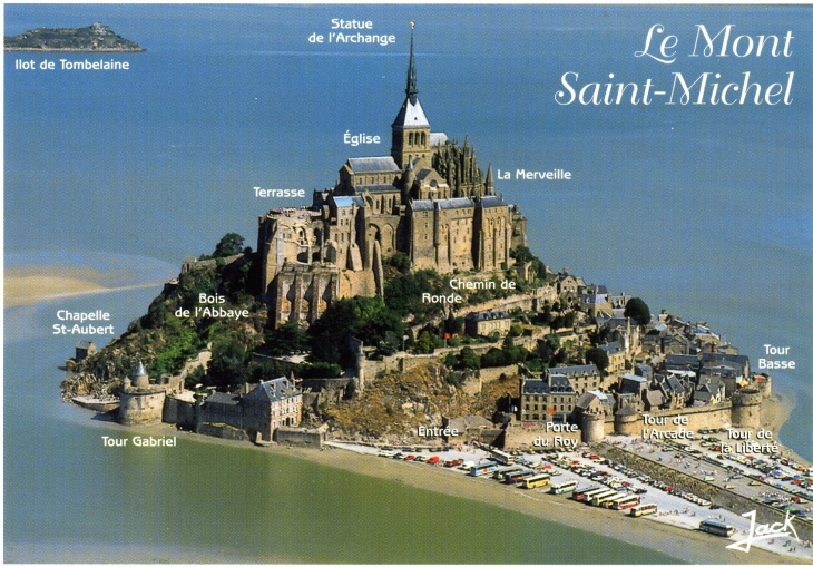 Le Mont Saint-Michel (carte postalede 1990) - Le Mont-Saint-Michel