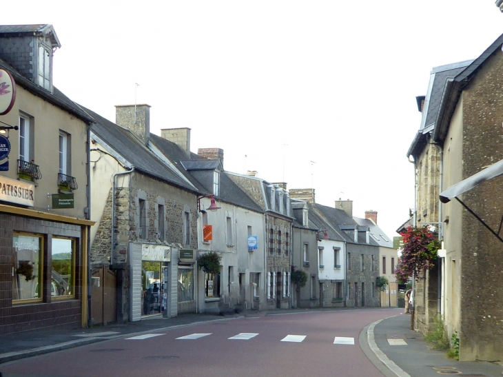 La rue principale - Saint-Sauveur-Lendelin