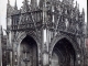 Le grand Portail de l'Eglise Notre Dame, vers 1919 (carte postale ancienne).
