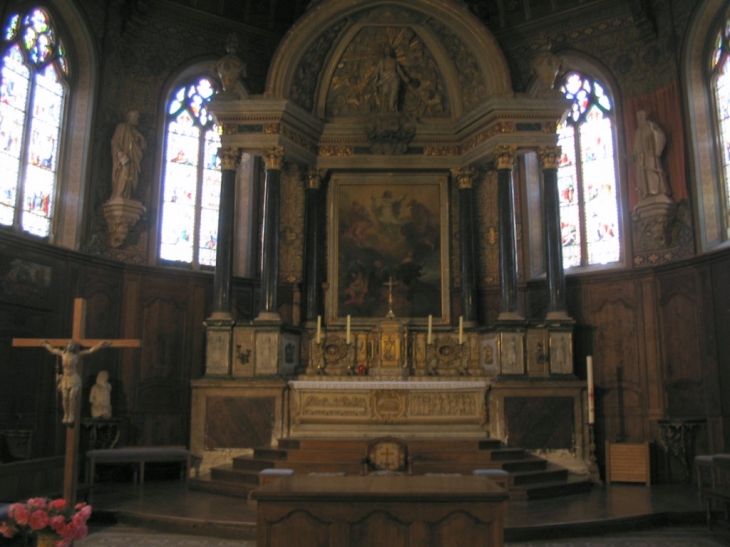 Eglise Saint Sauveur  - le choeur - Bellême