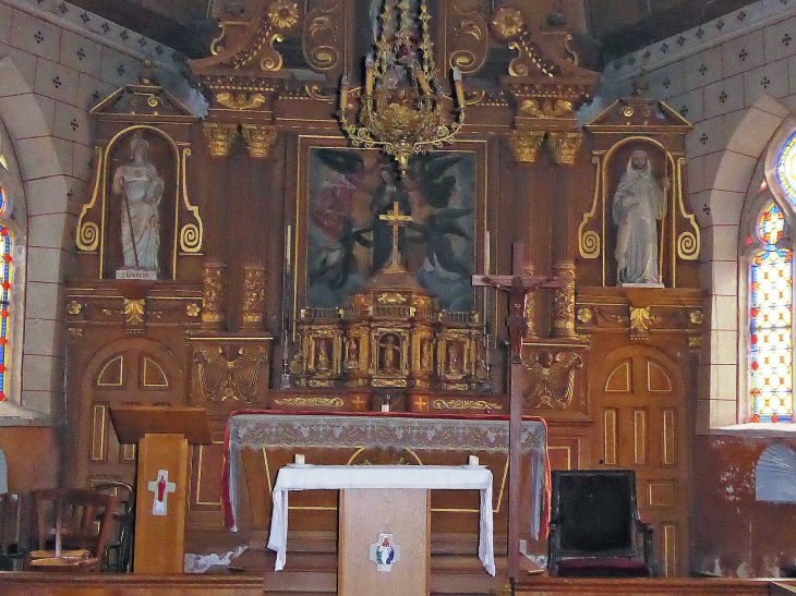 L'intérieur de l'église - Bellou-le-Trichard