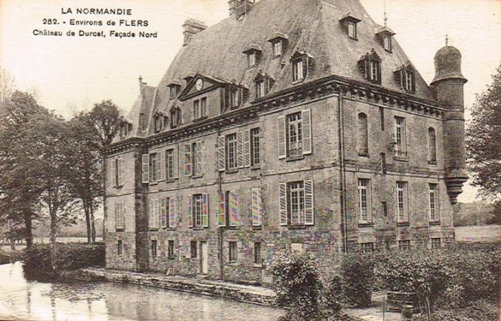 Carte postale du chateau - Durcet
