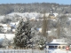 Le bourg sous la neige