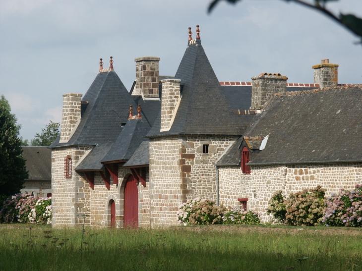 Vue d'une parti du chateau - Saint-Maurice-du-Désert