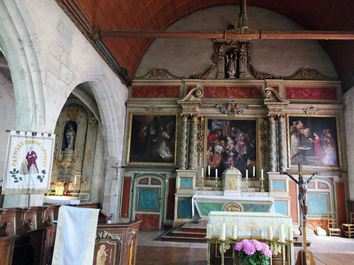L'intérieur de l'église - Tourouvre
