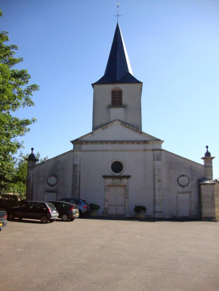 Chassagne-Montrachet (21190) église Saint Marc façade
