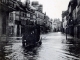 Inondations des 20,21,22 janvier 1910, Rue des Ponts (carte postale ancienne).
