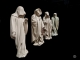  Les Pleurants, petits personnages en albâtre qui entourent le tombeau de Philippe le Hardi (montage).Musée des beaux arts