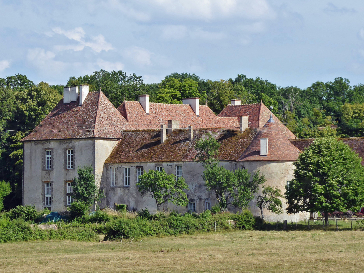 Vue sur le château de Lacour - Lacour-d'Arcenay