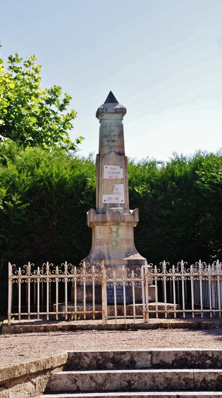 Monument aux Morts - Châteauneuf-Val-de-Bargis