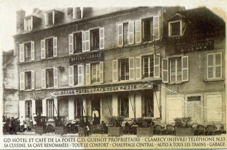 Hostellerie de la poste -  (carte postale de 1950) - Clamecy