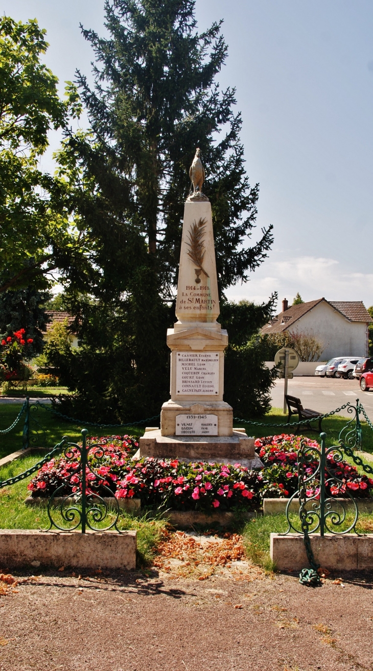 Monument aux Morts - Saint-Martin-sur-Nohain
