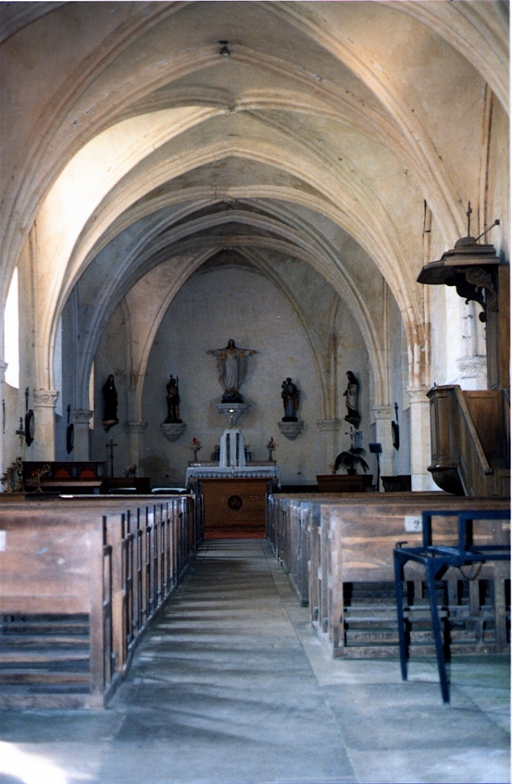 Nef et Chœur de l'église Saint-Jean-Baptiste - Trucy-l'Orgueilleux