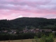 couché de soleil sur le bourg