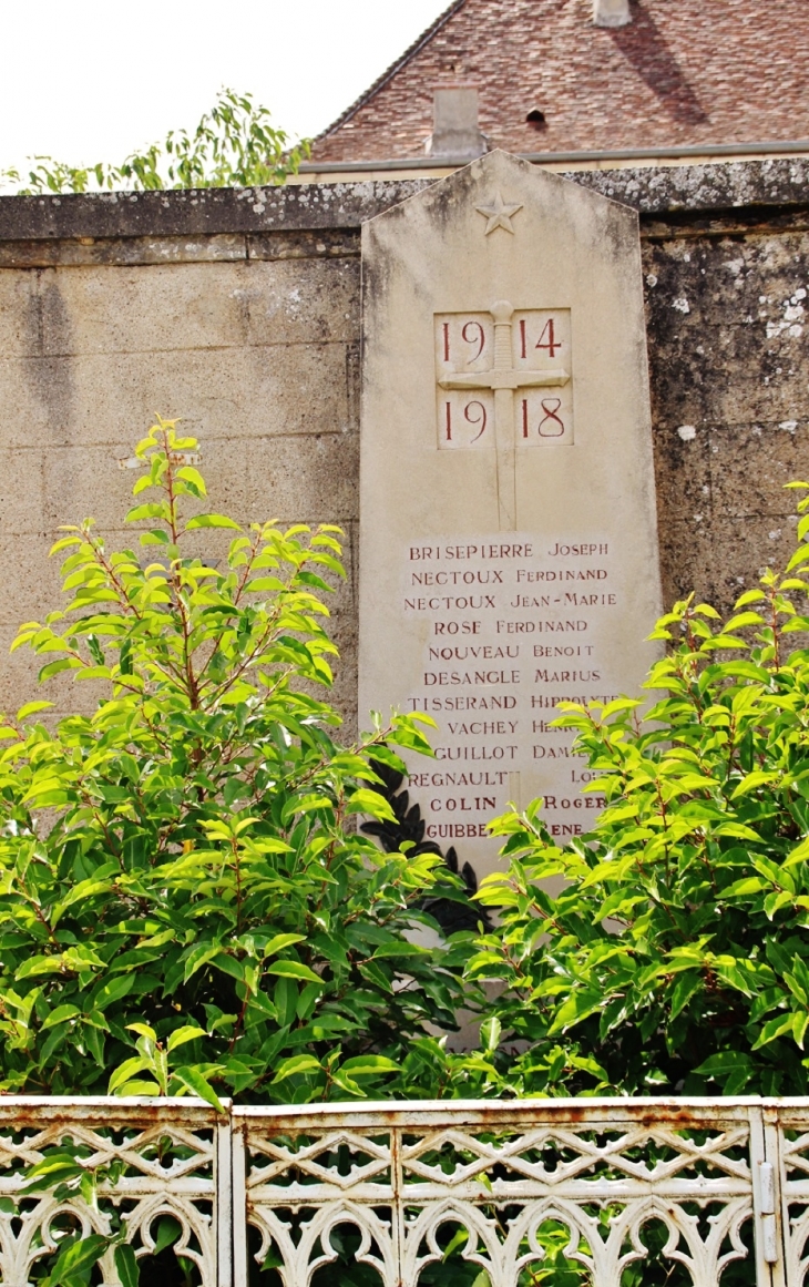 Monument-aux-Morts - Chamilly