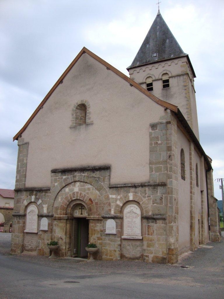 Clermain (71520) église