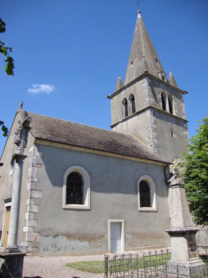Saint-Martin-sous-Montaigu (71640) l'eglise