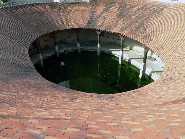 Le grand lavoir ovale construit sous Louis XV - Brienon-sur-Armançon