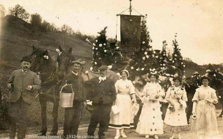 Carnaval 1912 a Dixmont