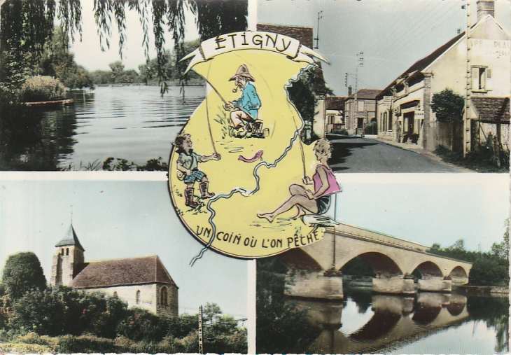 La village d'Etigny dans l'Yonne... - Étigny