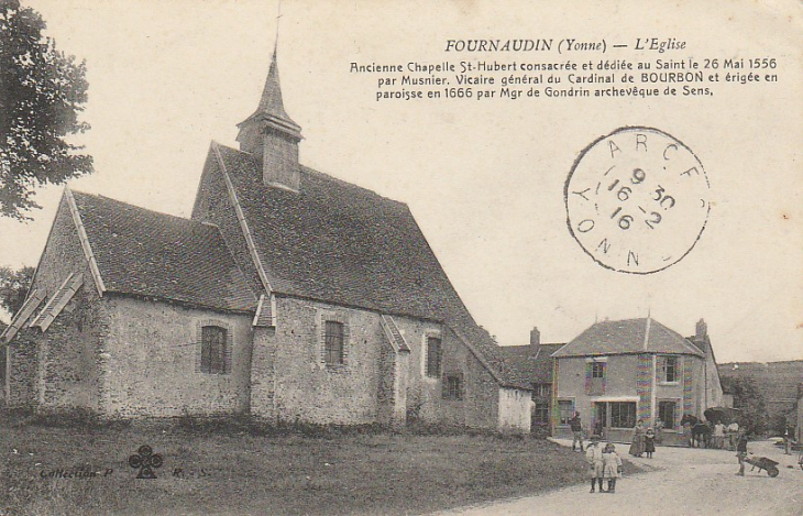 Carte postale datant du 16 février, ecrite et expédiée à la famille RAGON rue des Terres Chaudes à Fournaudin.