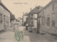 Carte postale ancienne dans la rue principale de Fournaudin...