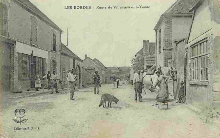 Route de villeneuve sur Yonne - Les Bordes