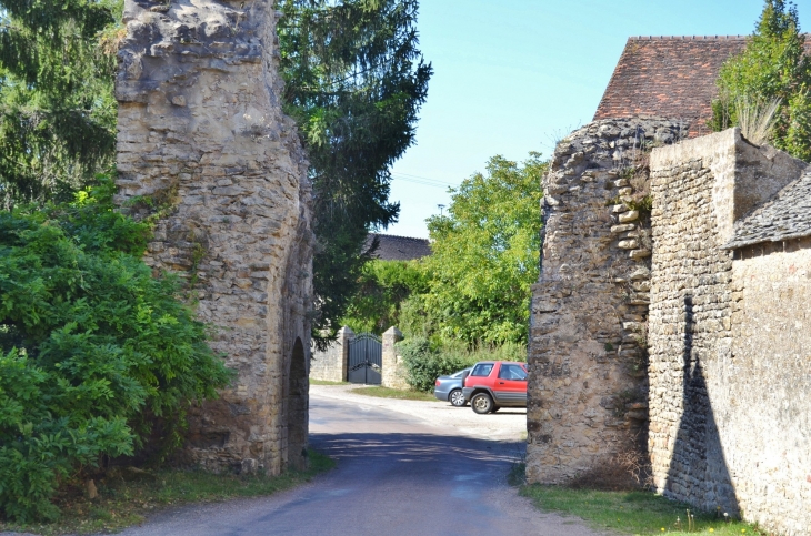 Ruines du Château et Porte du 12 Em Siècle - Pierre-Perthuis